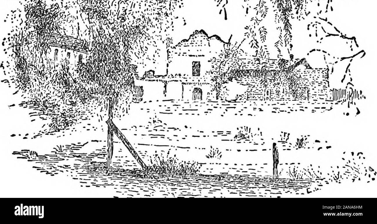 The penance of Magdalena : and other tales of the California missions . tinued, and became more violent. Pointing tothe candle she said again, I did it for thee, Teofilo mio.As she spoke, there came a terrifying sound from above: thegreat stone dome above them parted, and looking up they sawfor a moment the cahn face of the sky through a jagged rent in the roof; then the ponderous structure crashed down inruin upon them and the huddled crowd of Indians that stillstruggled for escape. They were found the next day, their bodies crushed to-gether. In her hand was stiU the penitents candle. In one Stock Photo