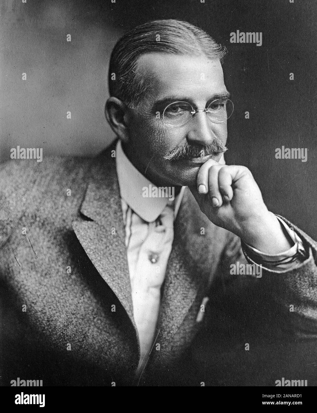 L. FRANK BAUM (1856-1919) American novelist about 1911 Stock Photo