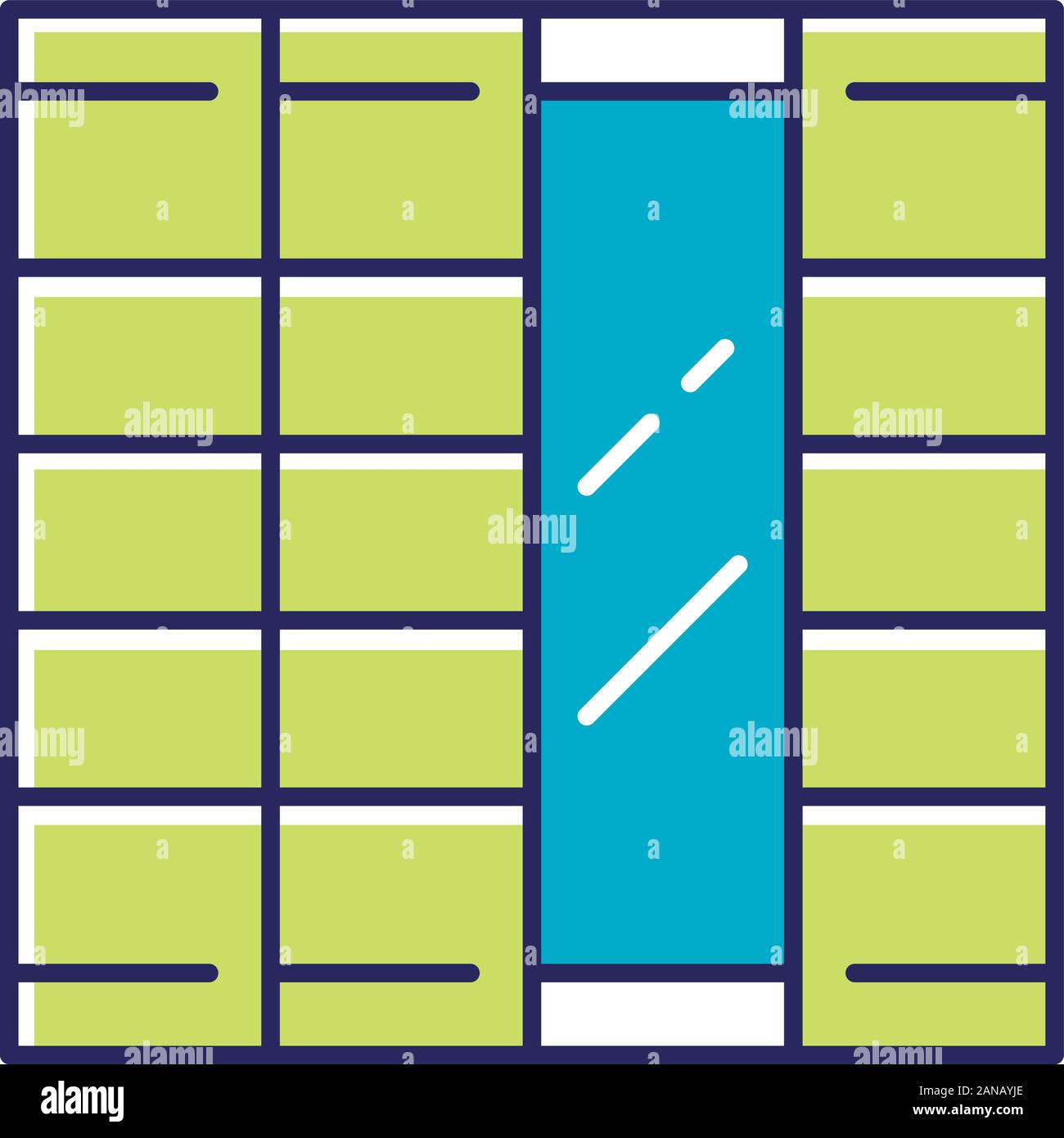 Shoji screen room divider Stock Vector Images Alamy