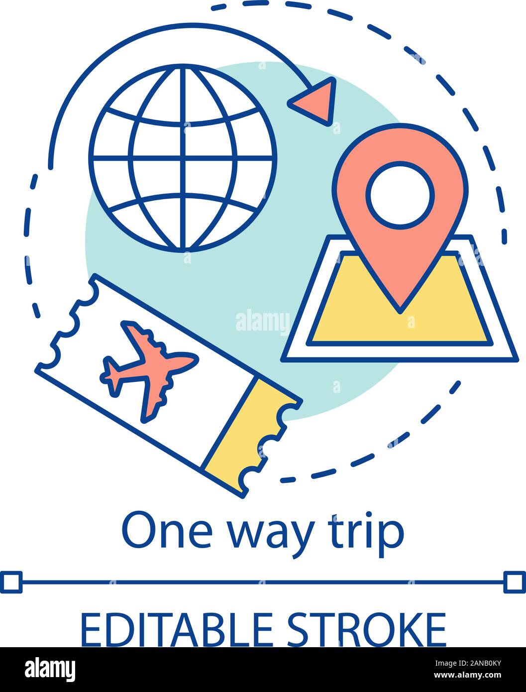 One way sale air ticket