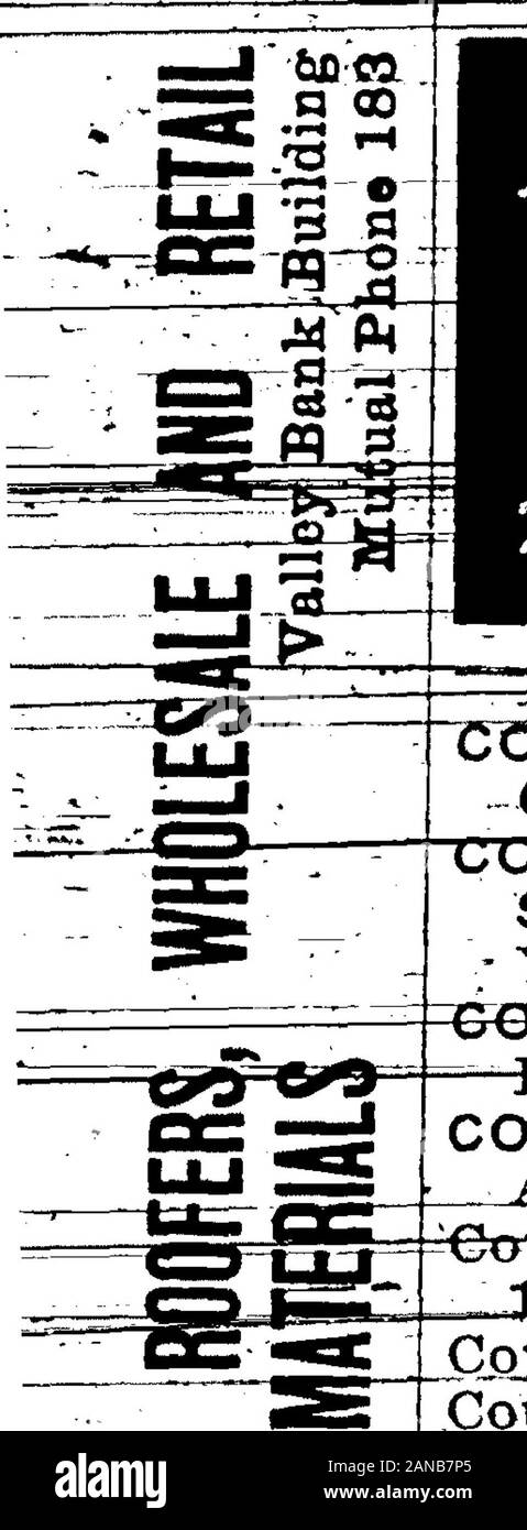 1903 Des Moines and Polk County, Iowa, City Directory . Co. Union Station, ttOUSEH^^ *JiOfle^470. 272 eou -v r. l. rox,K & CQJ&—- COW . Alex. Hastie /1DC3 1 iV/^Lx 1 O OF TITLE- C!f7; ??OOHllUHV (Wi*!- T. ^h^TV^n^^^^ /riuiuai iu !. UOIJNTYSHFRIFF George—W-Matternr Cfviirf TTnngpCUUNIV. SUPERINTENDENT* OF SCHOOLS^Zenas G-Thernburg, 502- - Youngerman Blk. j—:  aOUNT¥,SURV^E-¥OK =^ Cour.trei A^^raw, -tab, roc 310 w arrrkr-Courtrigfet-FnmceH-H. res 947 14th. - -Courtright George L—bds-41T e-srrTth.Courtright Lilrie^xes 61©Je so-lOtfe^-— ^CougWr-ight Harry F. elk Mnngprs Stock Photo