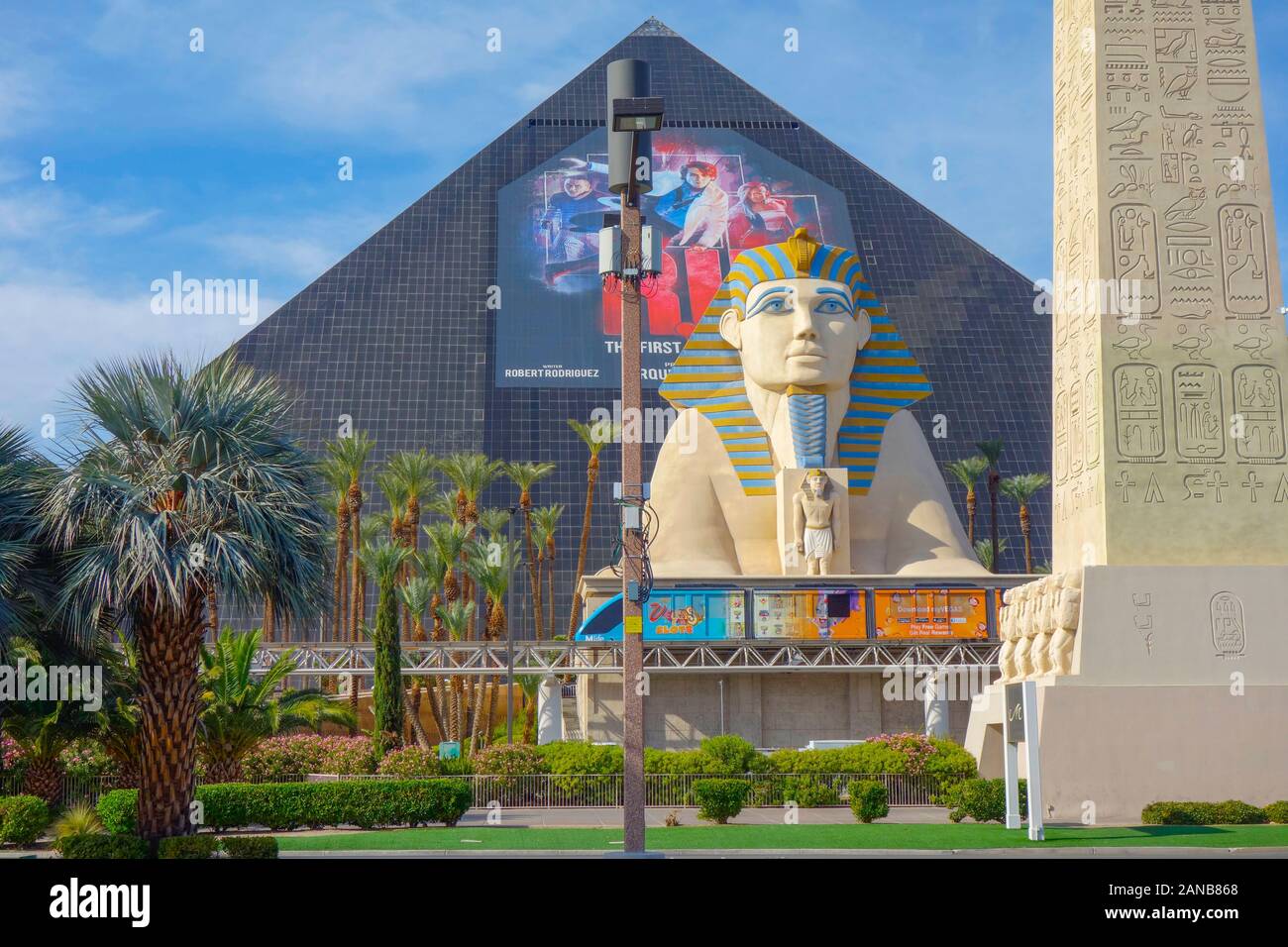 Luxor resort hotel and casino Las Vegas, Nevada, USA. Stock Photo