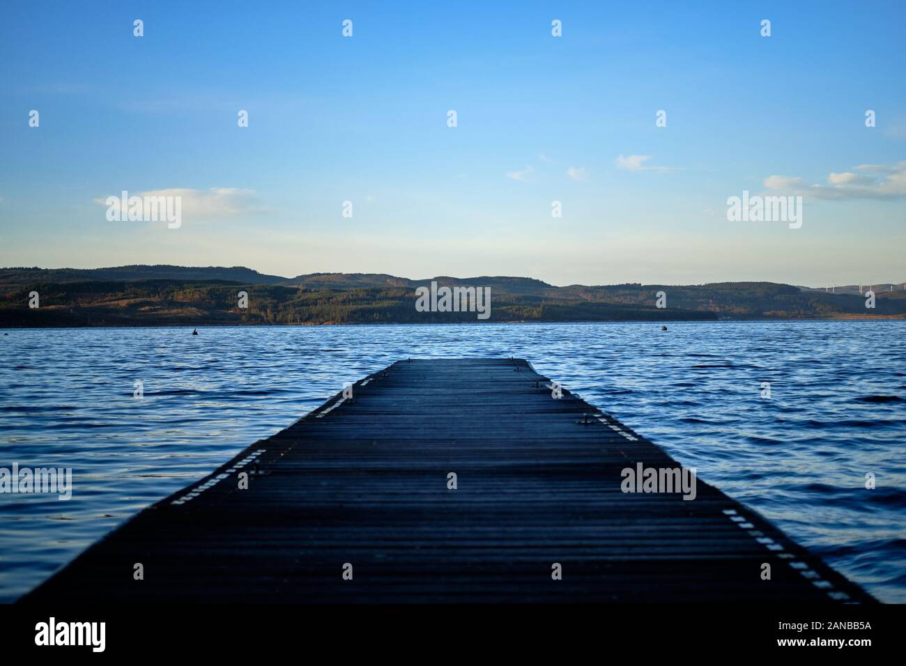 The pier at the Otter Ferry on Loch Fyne part of Argyll's secret coast ...