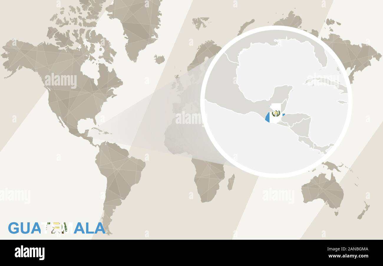 Guatemala location on the map hires stock photography and images Alamy
