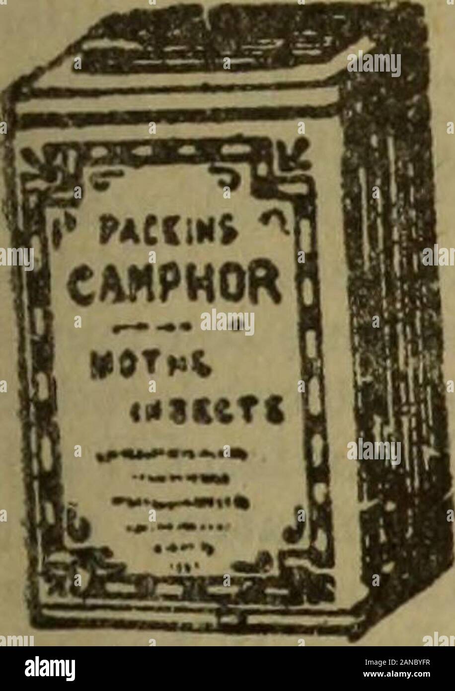 Consumer S Guide Season 1914 F Rice c By Mail Postage 15c Extra Packing Camphor Looks Smells And Tastes Just Like Pure Gum Camphor And Is The Same Except That The Pure