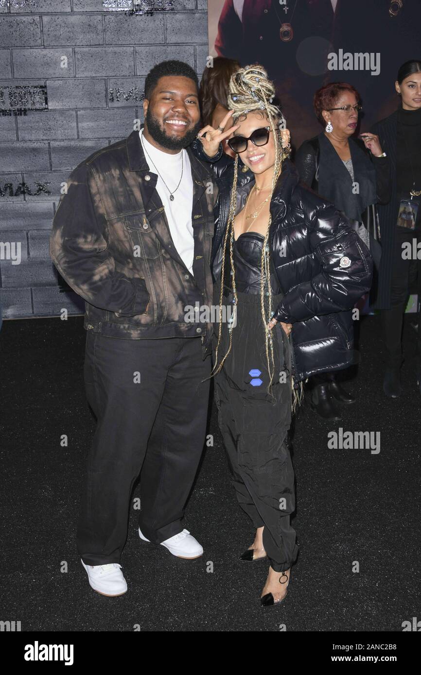 January 14, 2020, Los Angeles, California, USA: KHALID (L) and QUIN at ...