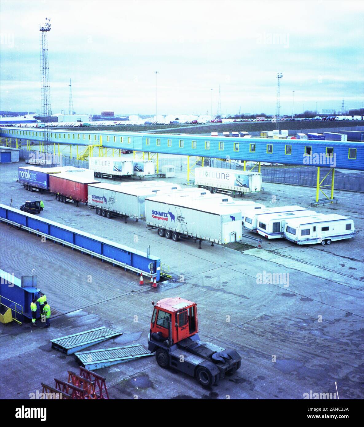 Port of Tyne Car Ferry Terminal, North Shields, Newcastle, Tyne and Wear, England, UK Stock