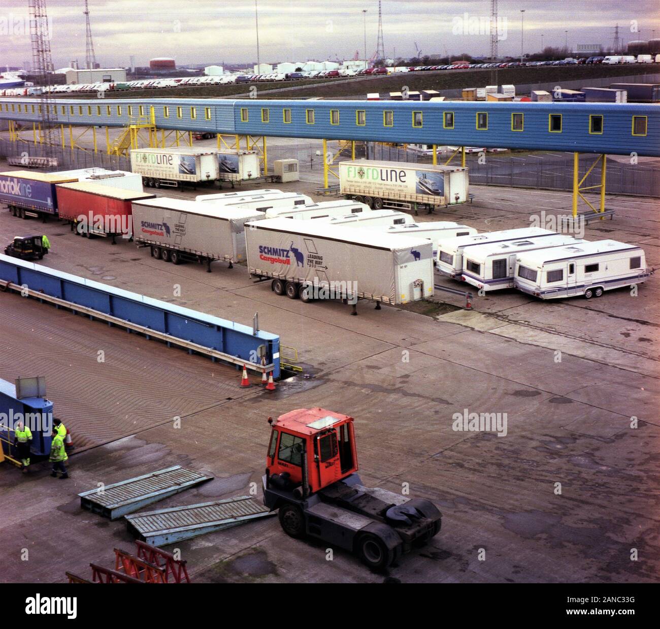Port of Tyne Car Ferry Terminal, North Shields, Newcastle, Tyne and Wear, England, UK Stock