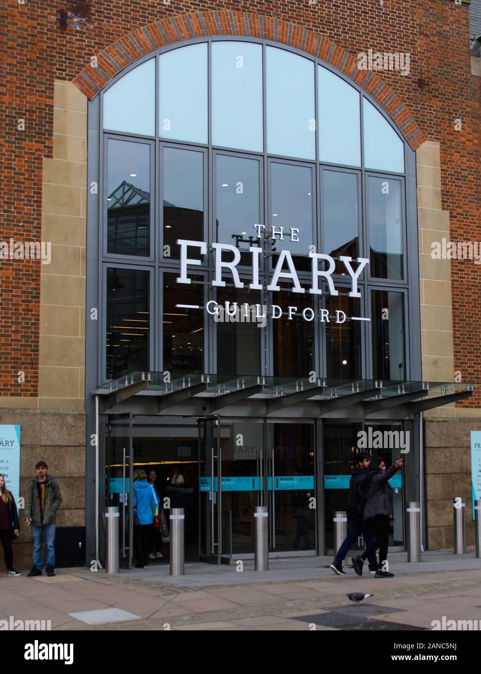 Guildford, United Kingdom November 06 2019 The entrance to the