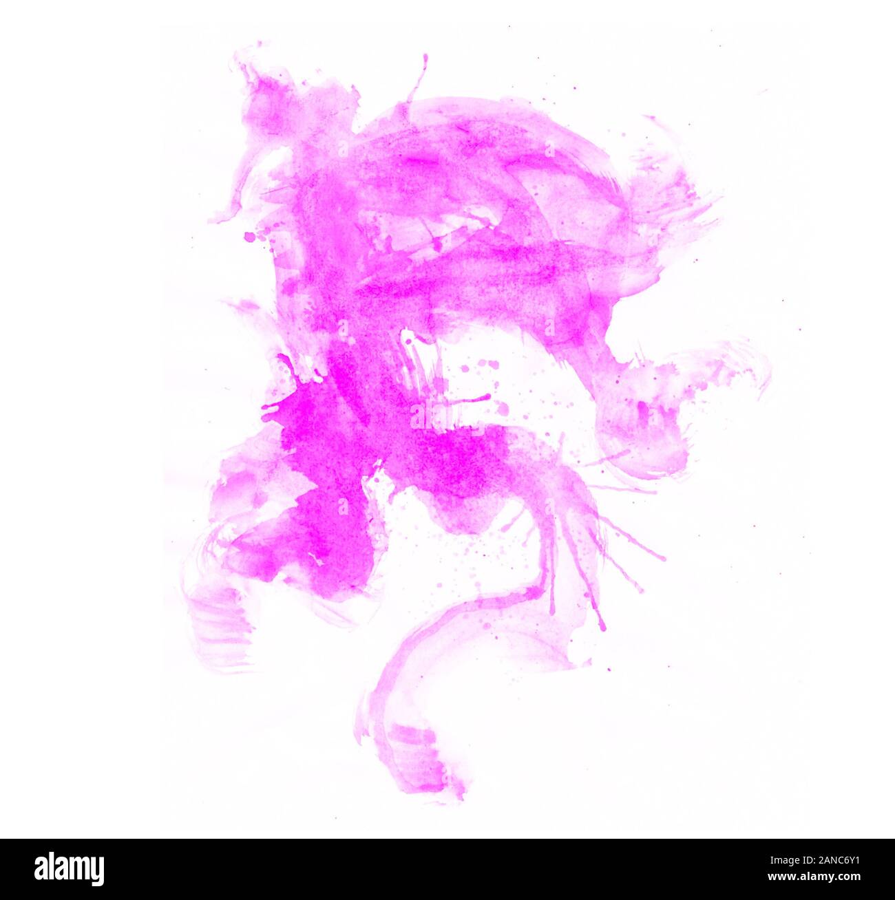 Purple splash isolated on hi-res stock photography and images - Alamy