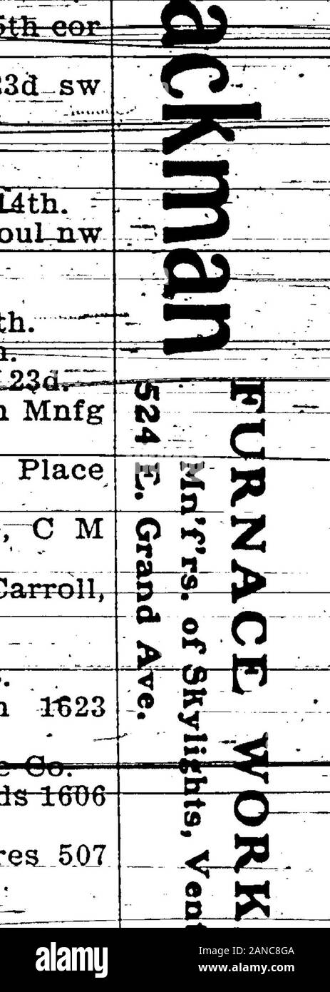 1903 Des Moines and Polk County, Iowa, City Directory . Ciose^&lstha* (wid Albort),xciUffLIh. cc Motor av. (John. B and Cnanes^r^^op^ ^Qa r pq7v^^tT.sriMolnes^Fattern Works 414 court av. ^,       ;?   (See right bottom cor cards:) irCline J W, mngr American Eubricator-Ge-. Close Benjamin Sr brickmMr 23(1^8w--eer-HiGJana,r&gt; av, res..: 2128 23d- — .bda IU47 14^ Close Guy ^ lab, res 966 22t£. Close Jacob C, painter,.res X2T47 14th. ^Close James-M, lab, res Easton bouLnw CflineJL.ouisZP^jiiusic tchr 16d2-Grahd  av,-.r es -same. - - . ClinftTVTgrVtT h4^T602 Crfin4-av, ^=^ cor e  29 th.    .   ? Stock Photo