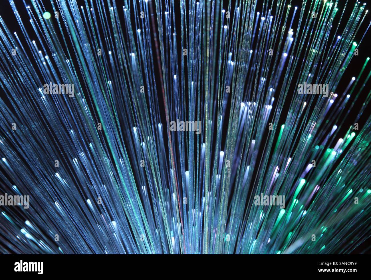fibre optic lamp Stock Photo Alamy