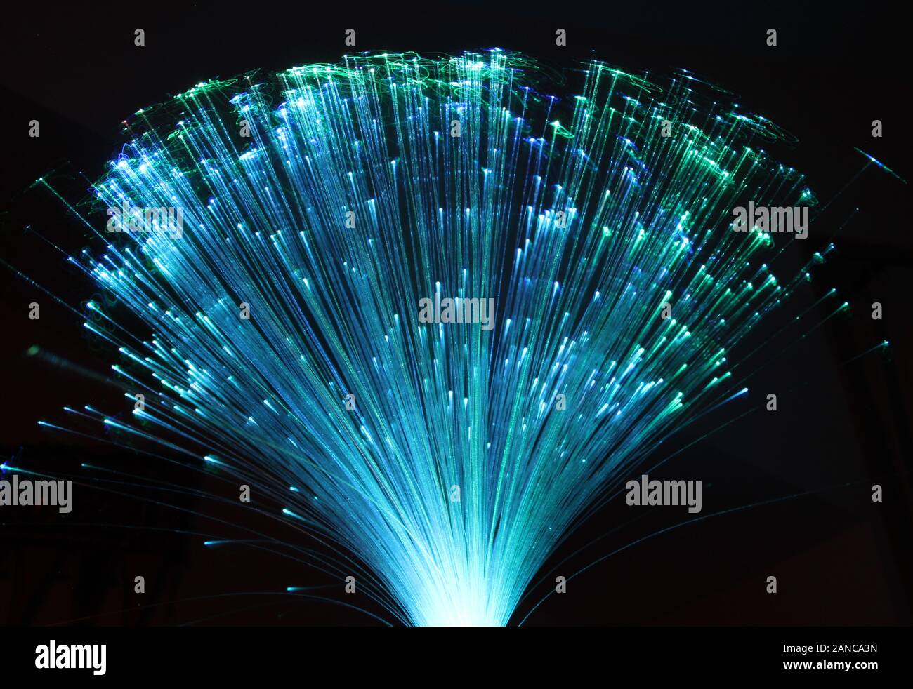 fibre optic lamp Stock Photo Alamy