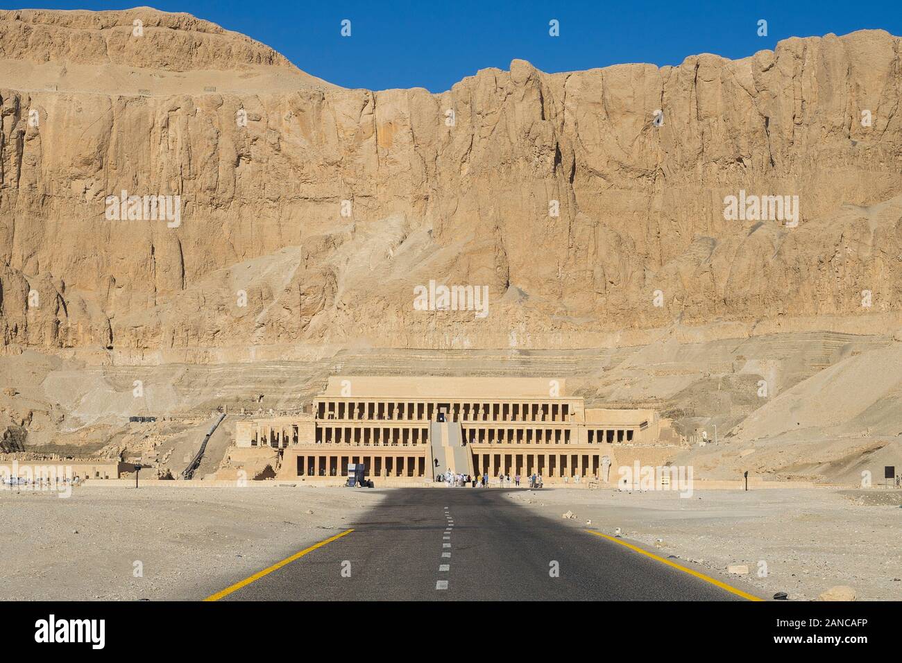 The Mortuary Temple of Hatshepsut Stock Photo