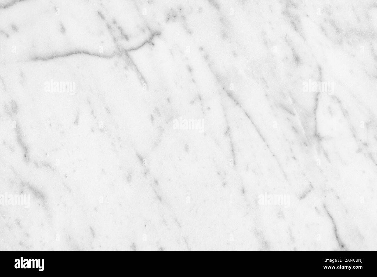 White Carrara Marble natural light for bathroom or kitchen white countertop. High resolution texture and pattern. Stock Photo