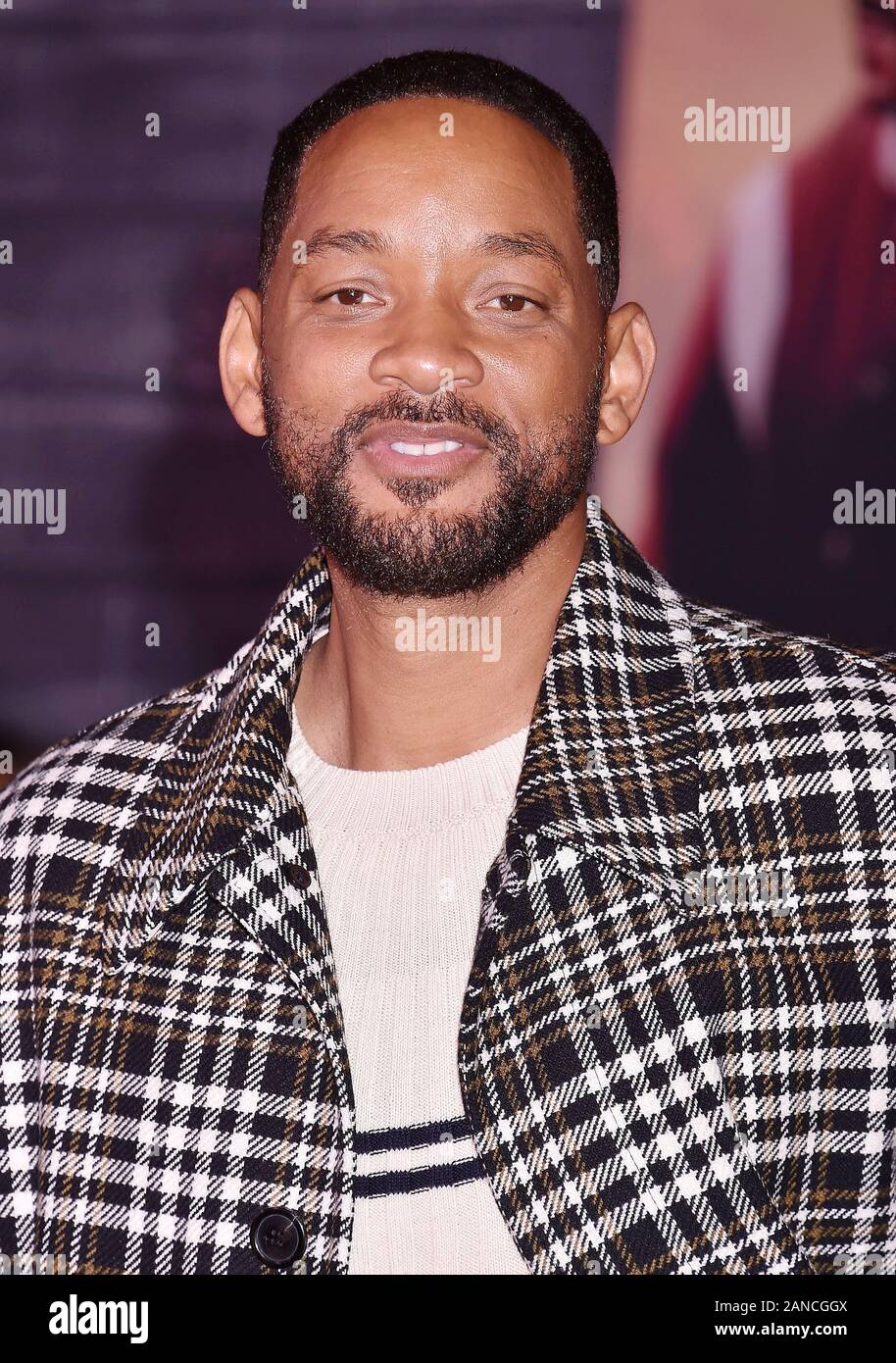 HOLLYWOOD, CA - JANUARY 14: Will Smith attends the premiere of Columbia Pictures' "Bad Boys For Life" at TCL Chinese Theatre on January 14, 2020 in Hollywood, California. Stock Photo