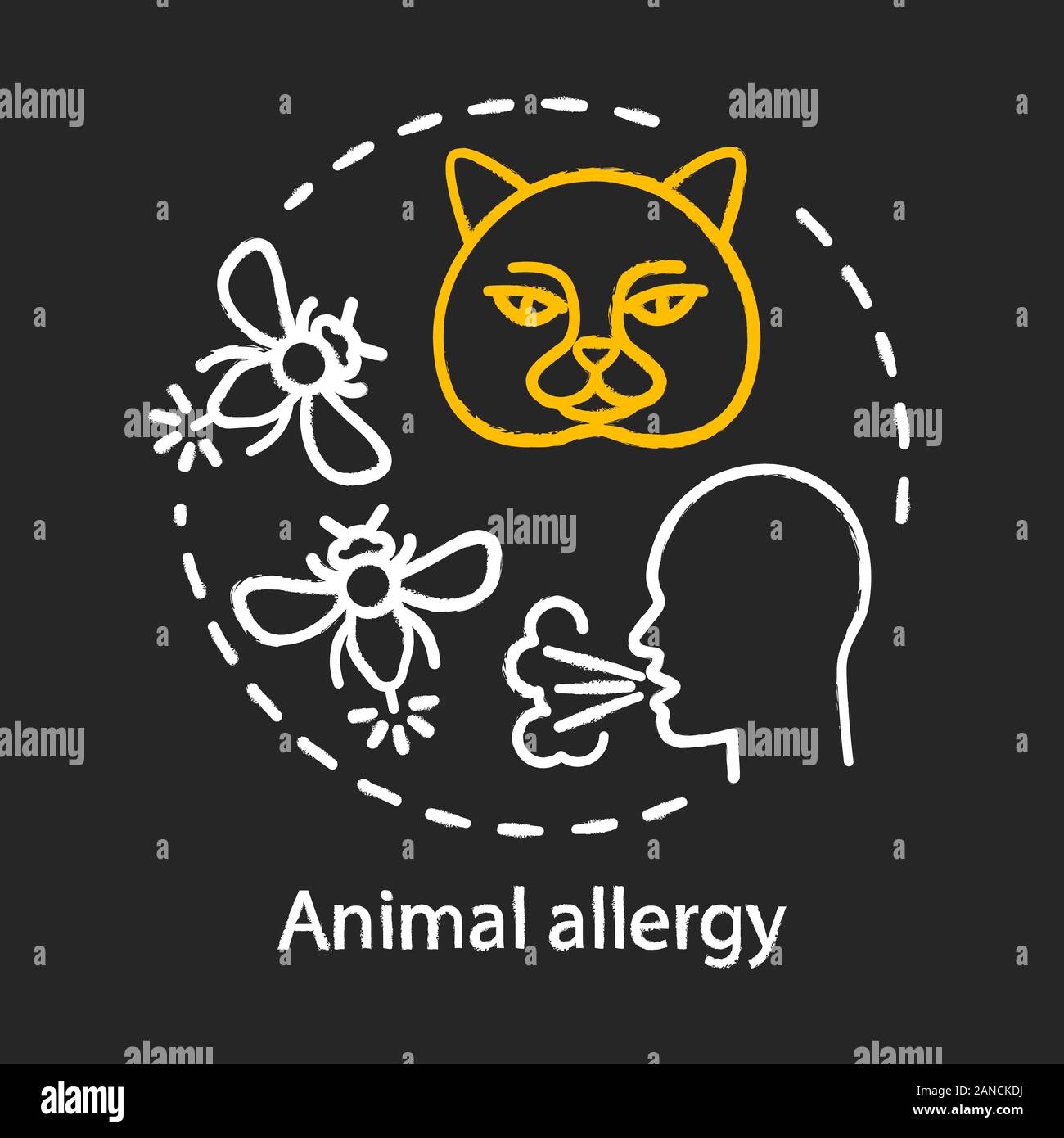 Fur allergic Stock Vector Images Alamy