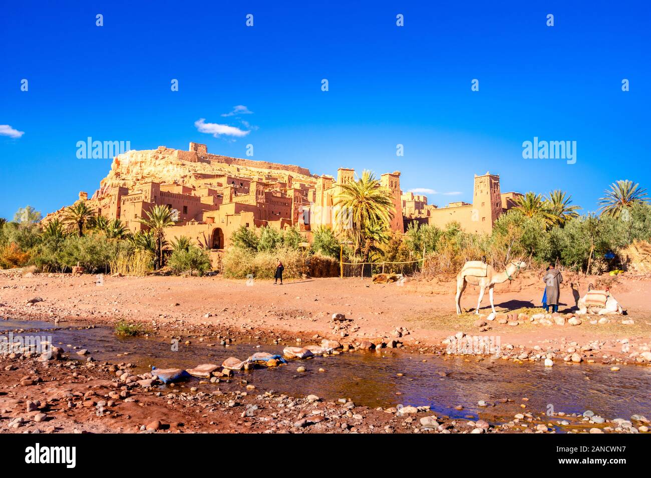 Kasbah Ait Ben Haddou in the Atlas Mountains of Morocco. UNESCO World ...