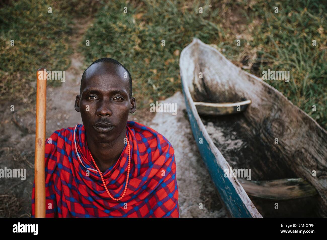 Maasai old man africa african hi-res stock photography and images - Alamy