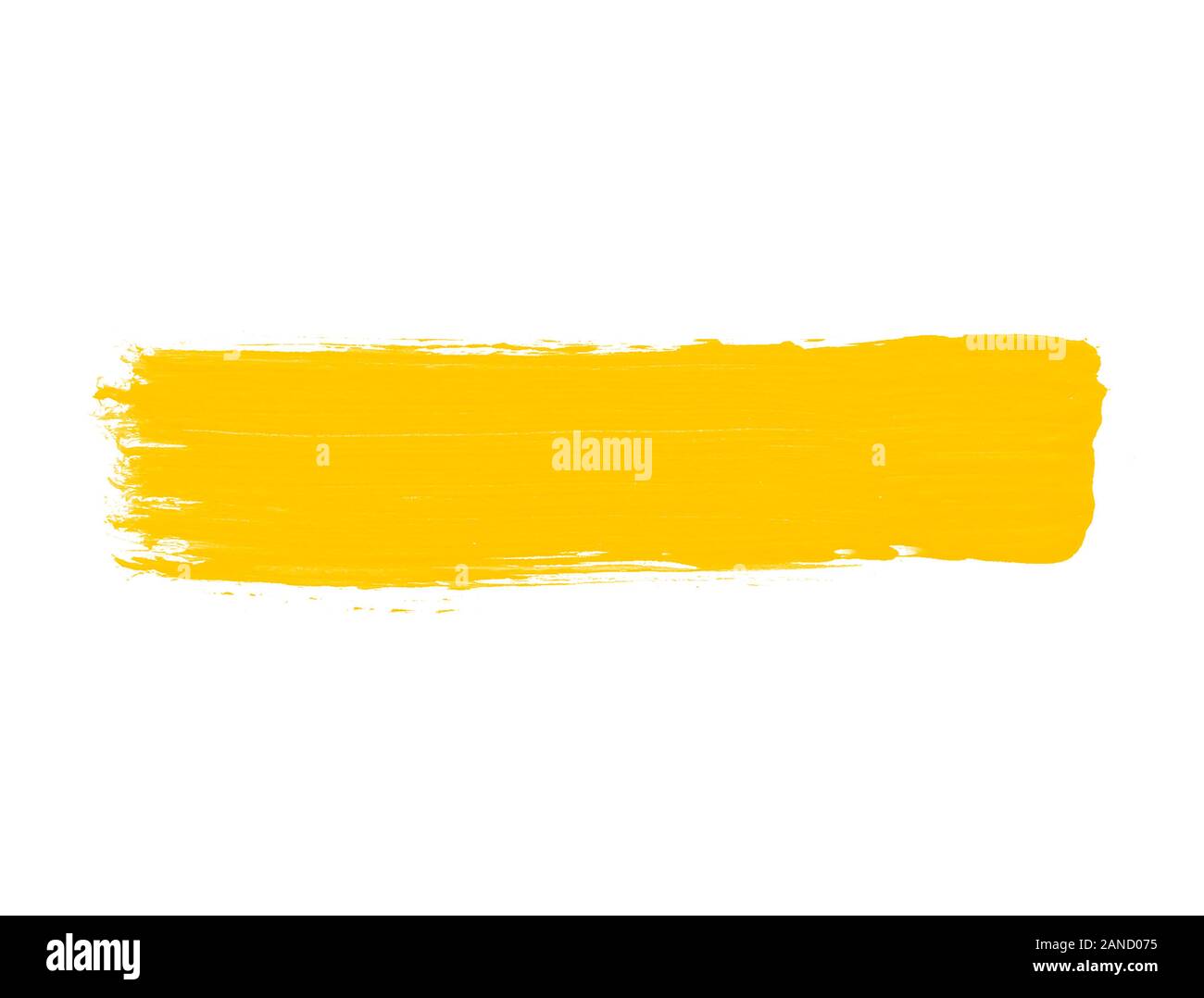 Yellow Brush Marks Isolated on White, Brushstroke Yellow for Watercolor  Paint Idea, Yellow Stripe Brush and Stain, Stroke Brush Stock Vector -  Illustration of drawing, isolated: 192880442