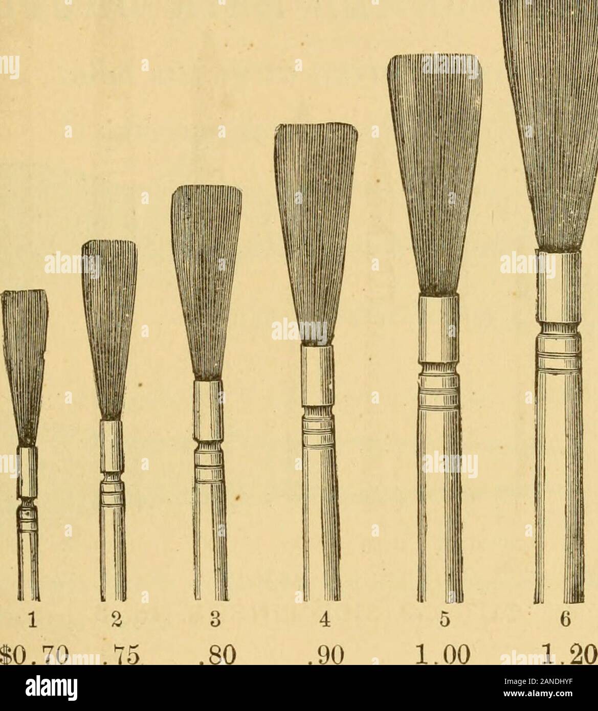 Camel Hair Paint Brushes High Resolution Stock Photography And