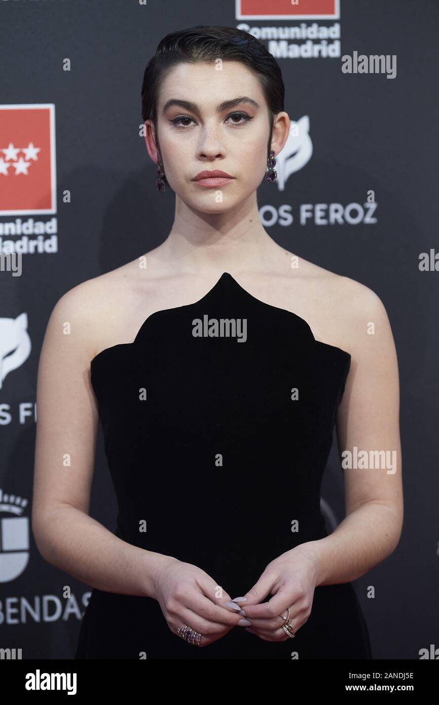 January 16, 2020, Alcobendas, Spain: Celia Freijeiro attends Feroz Awards  2020 Red Carpet at Teatro Auditorio Ciudad de Alcobendas on January 17,  2020 in Alcobendas, Spain (Credit Image: © Jack Abuin/ZUMA Wire Stock Photo  - Alamy