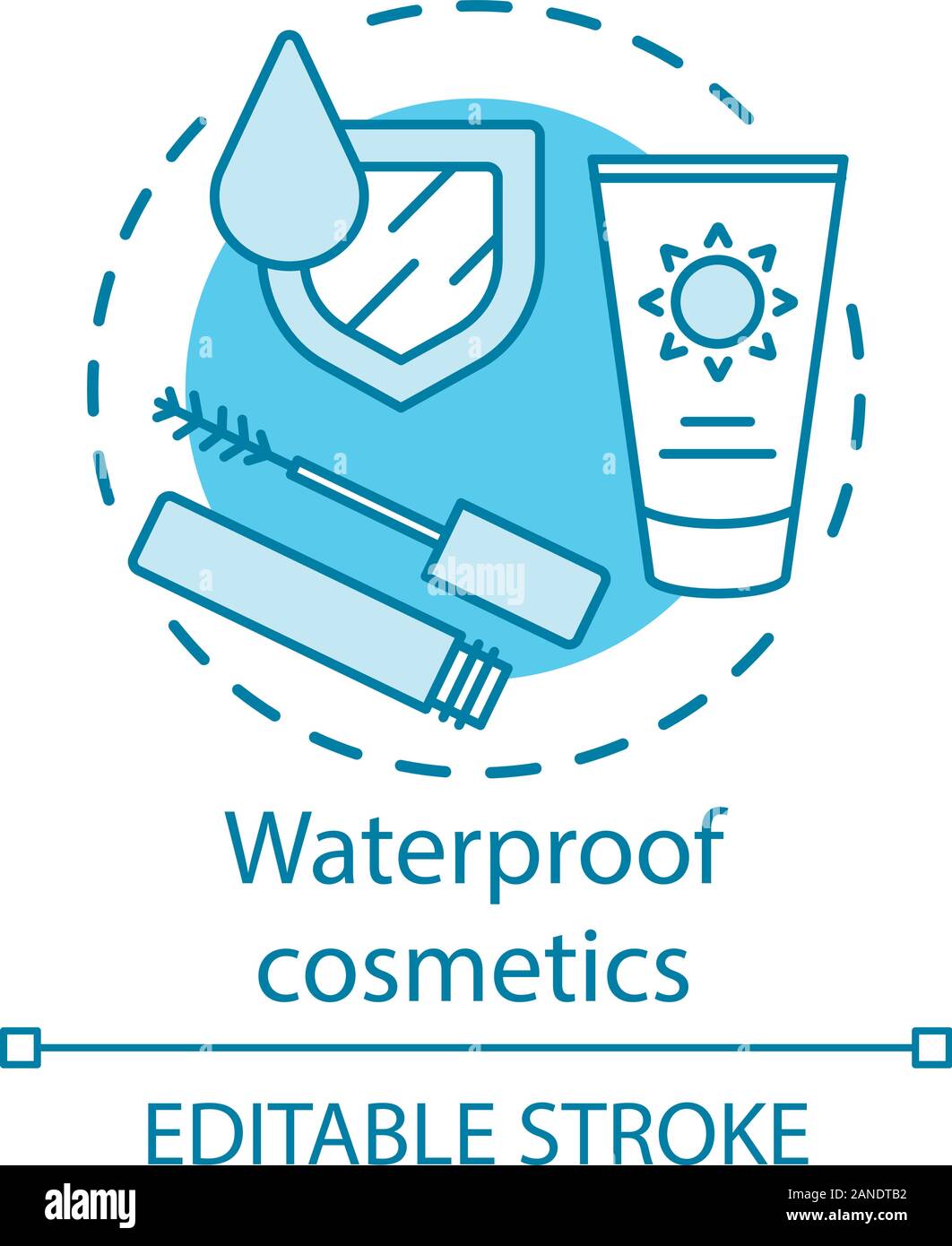 Waterproof mascara moisture protection concept hi-res stock photography ...