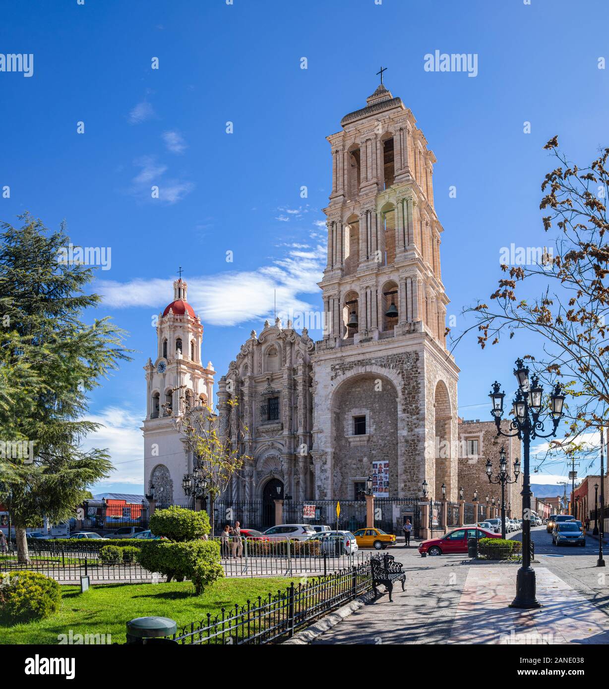 Saltillo, Coahuila, Mexico November 21, 2019 Catedral de Santiago Apóstol, in Saltillo, at