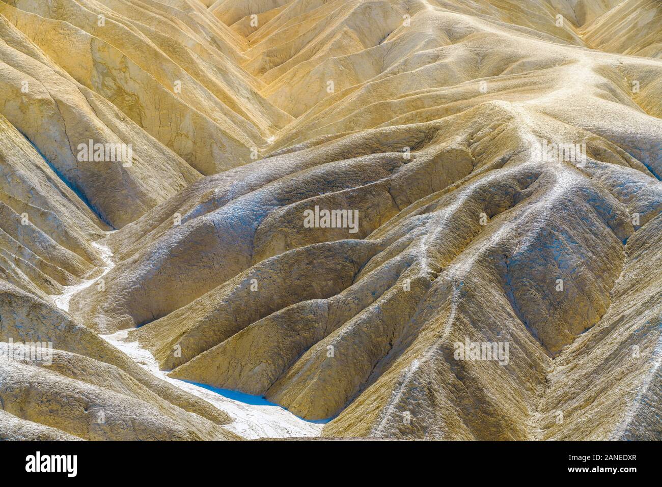 Zabriskie Point, Death Valley National Park, California. Stone surface