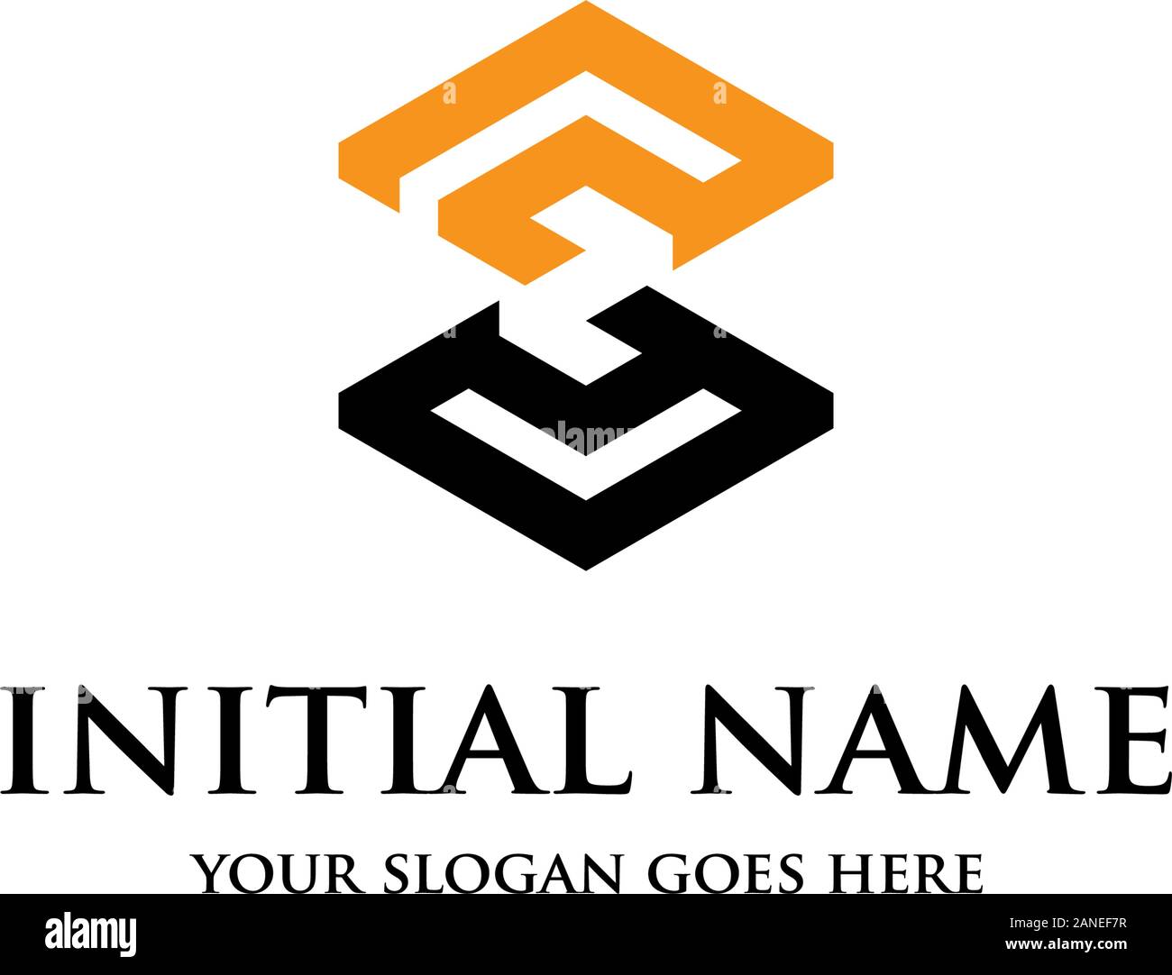 S initial name logo stock, S letter logo design Stock Vector