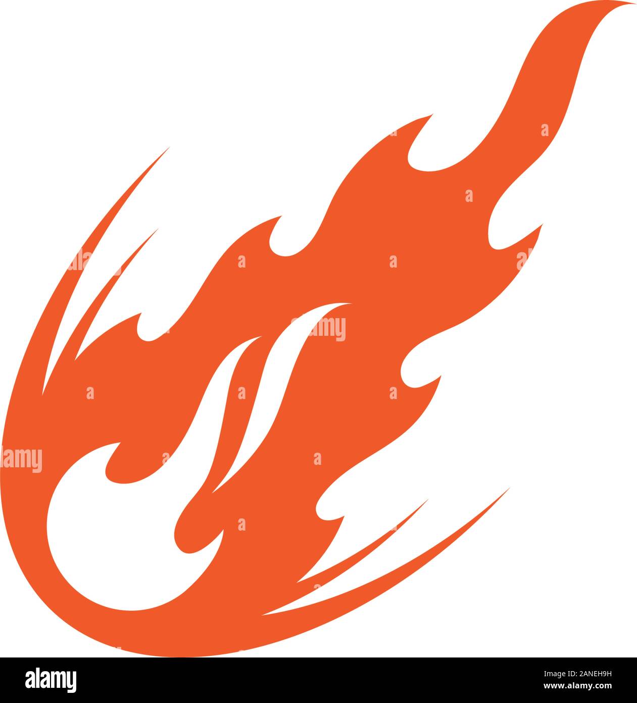 Comet vector icon illustration design template Stock Vector Image & Art ...