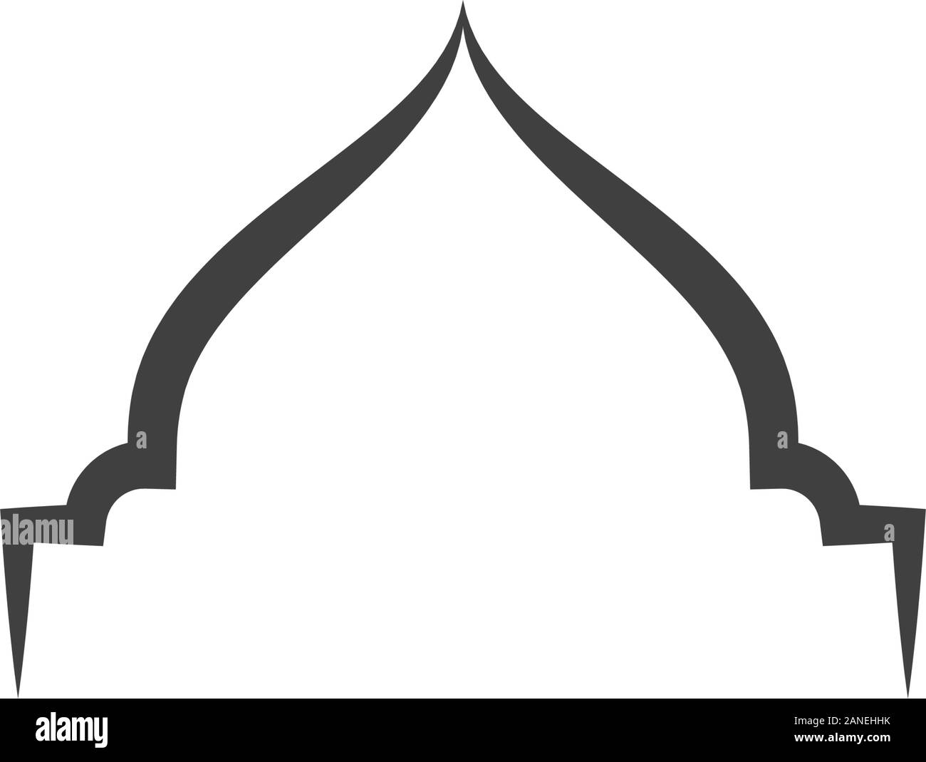Mosque window vector icon design template Stock Vector Image & Art - Alamy