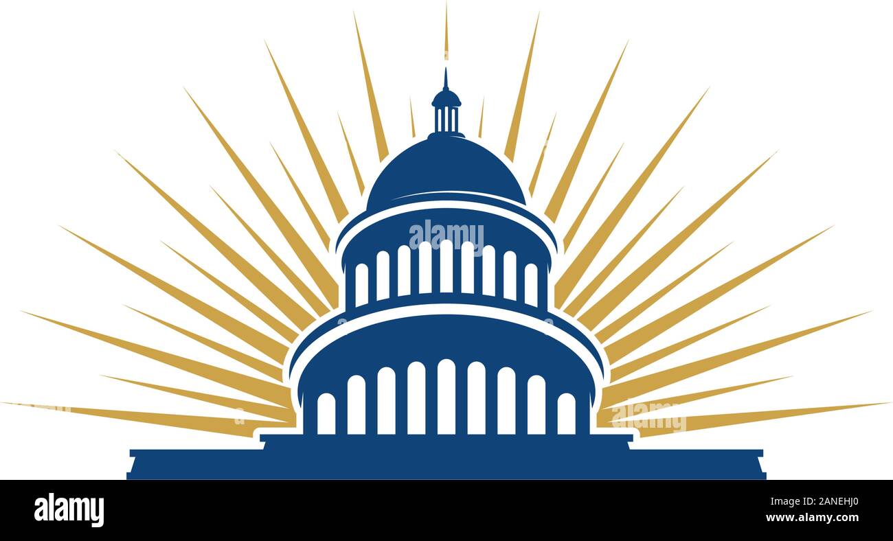 Capitol vector icon illustration design template Stock Vector Image ...