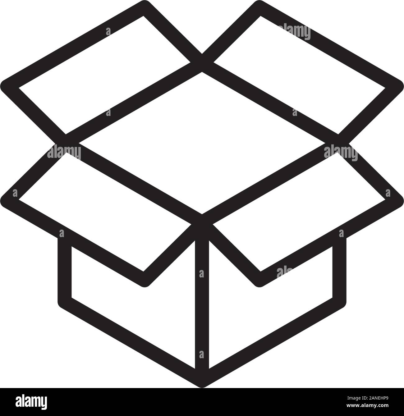 Box vector illustration icon design template Stock Vector Image & Art ...