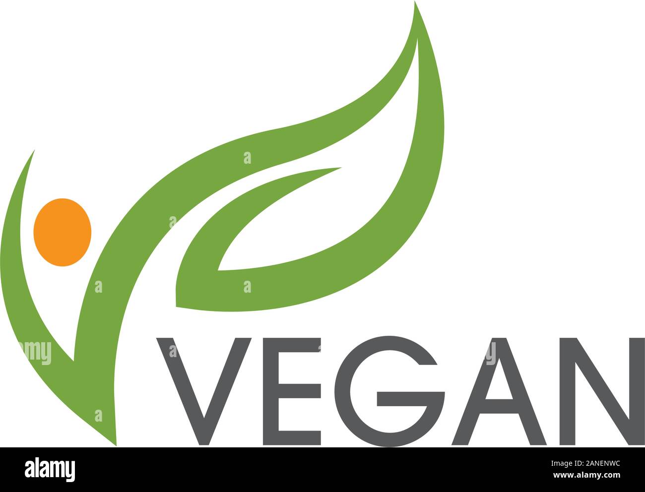 Vegan vector icon illustration design template Stock Vector Image & Art ...