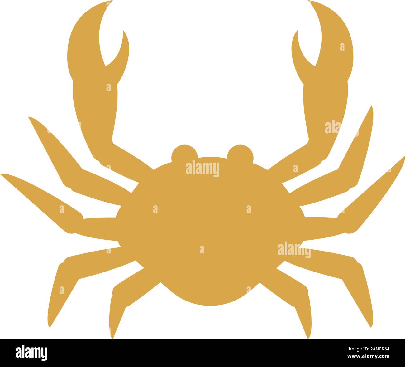Crab vector icon illustration design template Stock Vector Image & Art