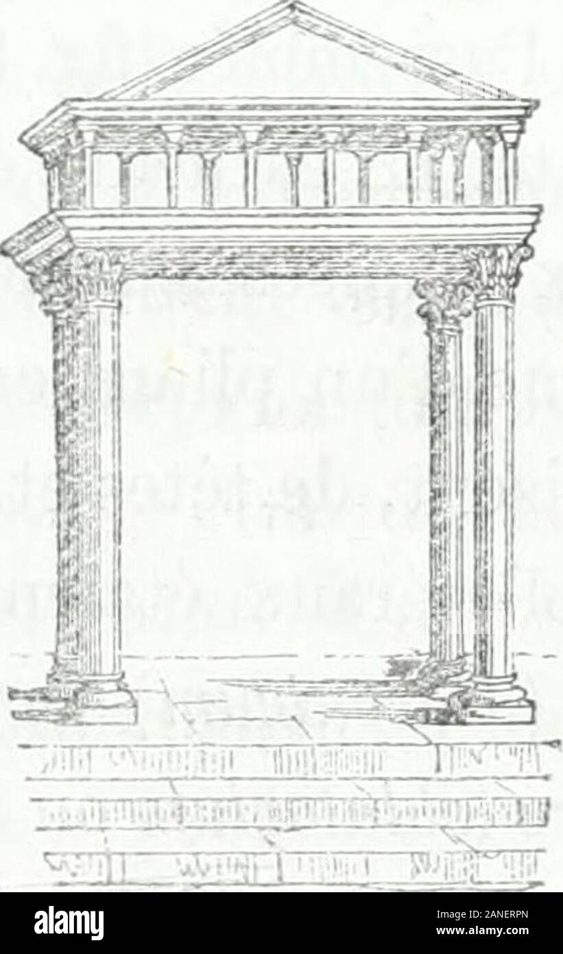 Revue de l'art chrétien . ois : cétait lambon (fig. 6). On lisaitrÉpitre dans celle qui était à droite et lEvangile danslautre. Cétait là aussi quon prononçait les instructions,quon promulguait les censures et les ordonnances épiscopales.quon lisait les leçons de matines, etc.; cest près de la tri-bune gauche quon plaçait le cierge pascal sur une petitecolonne. Lusage des ambons paraît avoir cessé vers leX® siècle. Il fut remplacé par celui des jubés, dont nous par-lerons plus tard. Le sanctuaire était compris dans le transsept. Il était sé-séparé du chœur par plusieurs marches, par le cancel Stock Photo