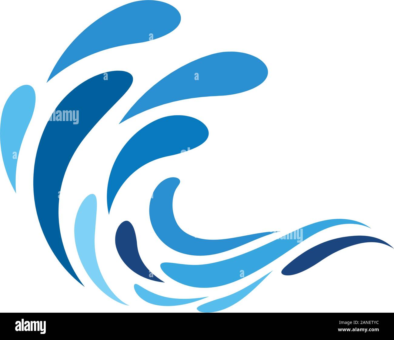 Water wave icon vector illustration design logo Stock Vector Image ...
