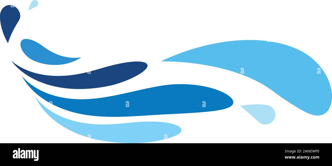 Water wave icon vector illustration design logo Stock Vector Image ...