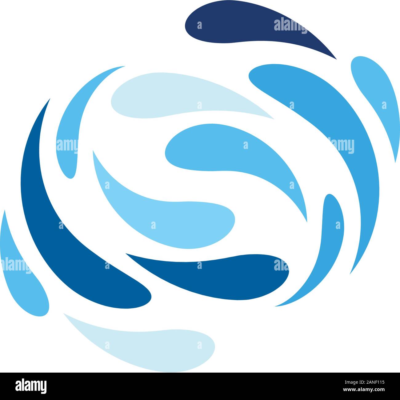 Water wave icon vector illustration design logo Stock Vector Image ...