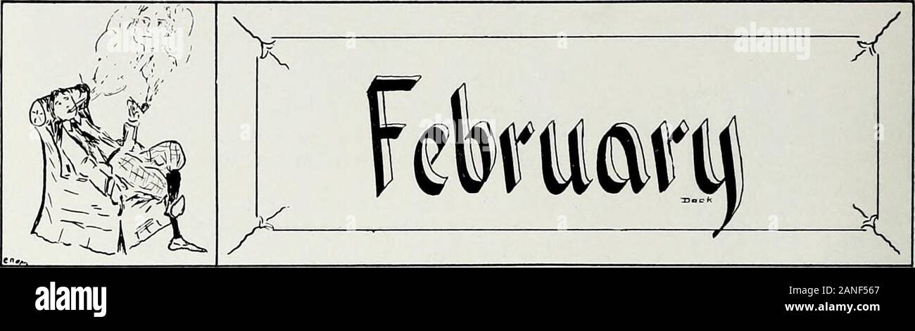 Hawkeye . 1. —The Junior Prom. Committee begins advertising for a dance on April 20. 2. —Xi Psi Phi Informal. Delta Tau Delta Formal. Phi Kappa Psi Informal. 7. —Prexy interviews a few of ths Sophomore boys. They are all suspended. Atreaty is signed. 8. —Senior laws elect Librarian Anderson an honorary member of the junior class. 9. —Kappa Kappa Gamma Promenade. 10. —First attempt to get the 1902 Hawkeye Board together. Nine present. 12. —Mens Glee Club Entertainment. O L,ord! 13. —Hon. E. F. Brockway explains to the legislature that all saloons should beremoved five miles from the University Stock Photo
