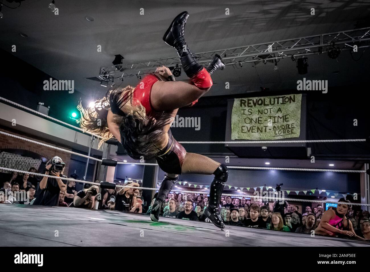 Female professional wrestling hires stock photography and images Alamy