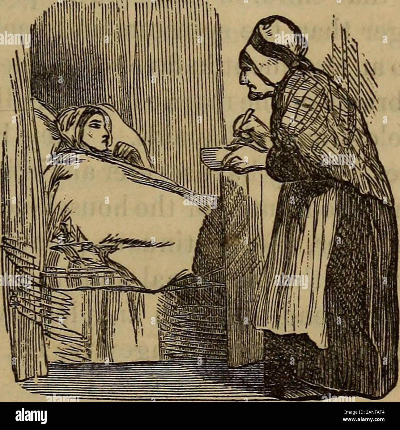 Our home physician: a new and popular guide to the art of preserving health and treating disease; with plain advice for all the medical and surgical emergencies of the family . apparatus, and there-by, by its mechanical effects, may give rise to serious local dis-order. Finally, we observe that those occupations of women which areallied to and are a part of her duties as wife and mother, andmistress of the household, are more favorable to her longevity thanthe special trades.The average age of 4,070 females {of all classes) was 45.31 years. u it 57 nurses 61.53 « ii 2,309 housekeepers 50.33 IN Stock Photo