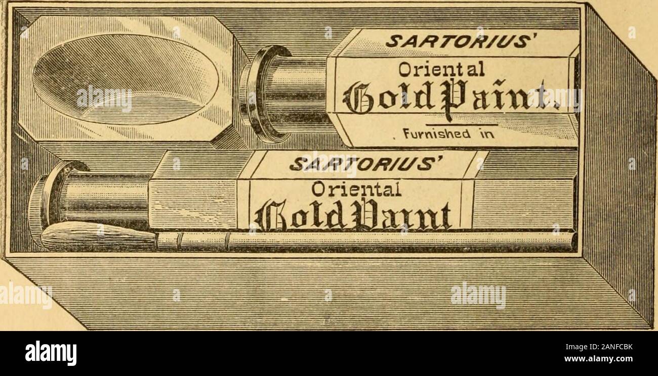 Illustrated Catalogue And Price List Of Artists Materials Gold