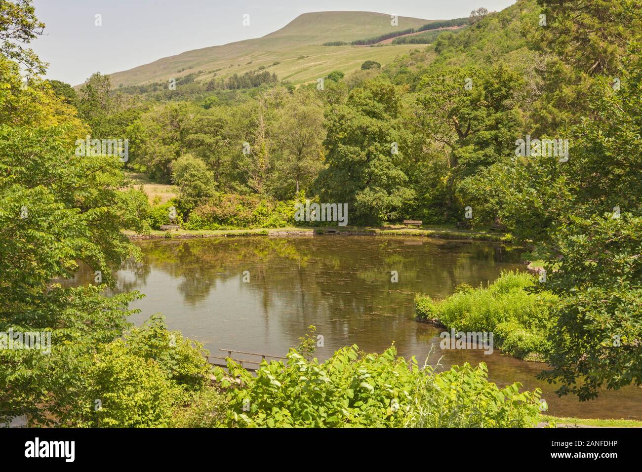 The Fishpond, CraigyNos Country Park, Penycae, Brecon Beacons