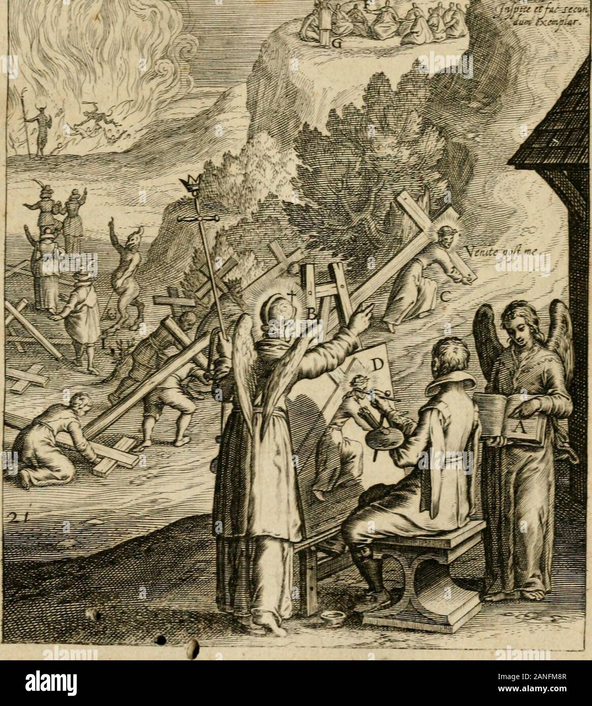 AntonI Sucquet e Societate Iesu Via vitae aeternae . vitA:^ in lumine tuo videbimm lumen. Ibidera.JtlAC recordafm fum,(^ ejfudt in meanirram meam, quontam tranfi- ffalm.^j.bs inlocum t/ibernaeuU^dmtrabili^i vj^ugaddomHm Dti, Ffi VIGE- 45^ VIGESIMiCPRIM^ IMAGINIS ANNOTATIO. Infpice5& imlcare virtutis N. exem-plar, quodtibiaDominomon-ftratum eft. ATtende^ChriBiane, quoties SfiritusfanBm S*ChriHus Domnus in A Scripturapraclara tihivirtutumdocumenta dederit ^envtB virtud tihi of-tendat^ quot exemplis QDominmlefmprAcejferitsD hnncfequere^d^i.injpice, d^facfecundum exem-flarin monte monftratum. audt Stock Photo