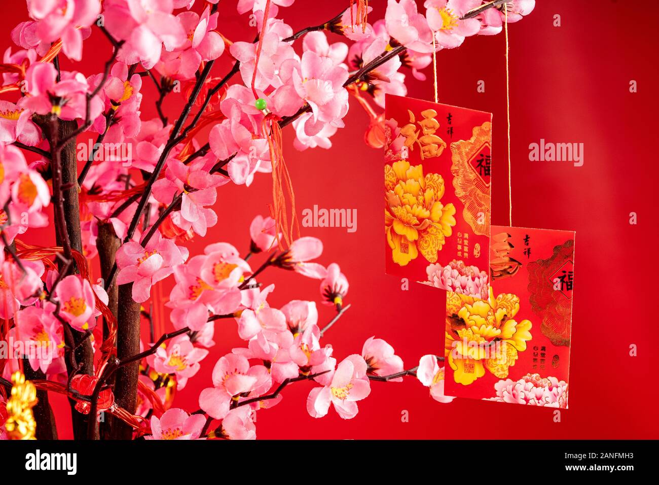 Chinese New Year Decoration. Red Packet Stock Photo Alamy