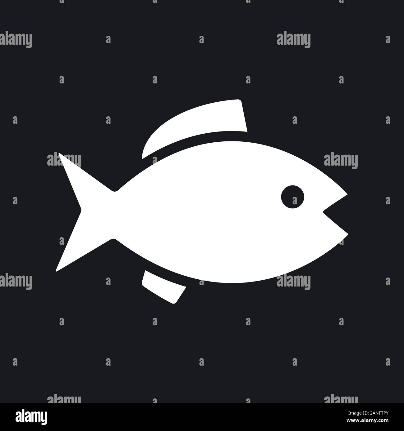 Fish Icon, vector illustration for design Stock Vector Image & Art - Alamy