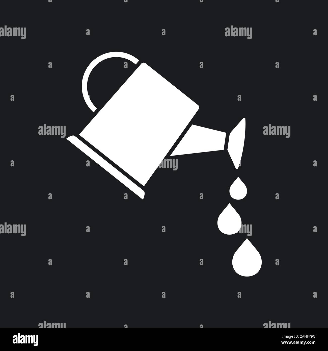 Sprinkler pot gardening tool Black and White Stock Photos & Images - Alamy