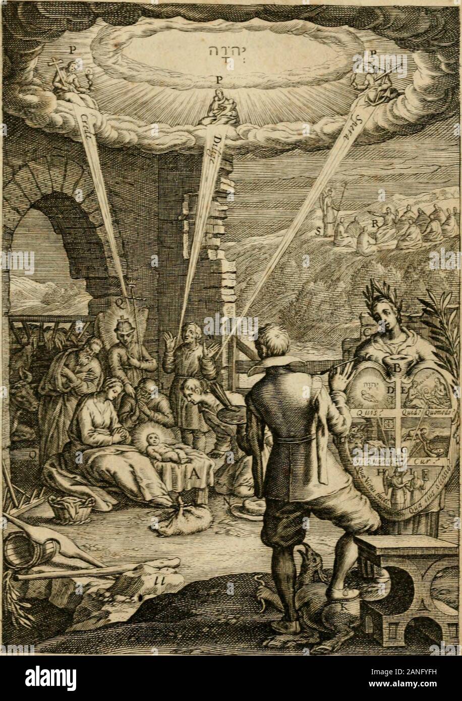 AntonI Sucquet e Societate Iesu Via vitae aeternae . Agaud^N admirationis , Ocomp.Xjjionis: inprimis tamen vhi^ P fidem, fpem d^caritatem exerce.drohferua Q vtrtutem qudi in my-fterio elucet ac docctur. £luodfi meditationem injiitueris defola aliqua R docirinafeu documento , ad-uerte circumUanttas pr^dicias, maxime quid, fetf^udm Sviytutem, doceat ^ qia^lj^fiteitisoccafiOiVna^^jfc^aspra^di^QS exerce. CA-. 35^ C A P V T XXVIL ^editatio deNatimtate Chrifii ^qua praxismethodt fupradi5ia oHenditur^ ^ adcan*tatem accendimur. COmpositio Locsvtinimaginc.O R A T I o^vt fupra, pro caiirate obtincnda.P Stock Photo